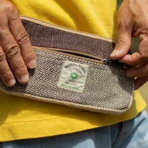 Zip-fodral i hampa för mobil och småsaker, blandade färger - produktbild 10