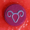 Zodiac badbomber med horoskop för Väduren, 2-pack