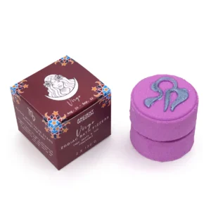 Zodiac badbomber med horoskop – Jungfrun, 2-pack - produktbild 3