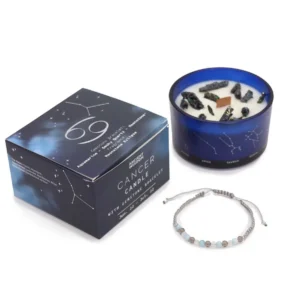 Zodiakljus i sojavax med armband för kräftan - produktbild 4