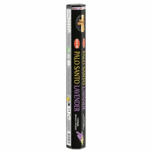 Förpackning med HEM Hexagonal rökelsepinnar Palo Santo Masala Lavendel